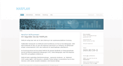 Desktop Screenshot of marplan.de